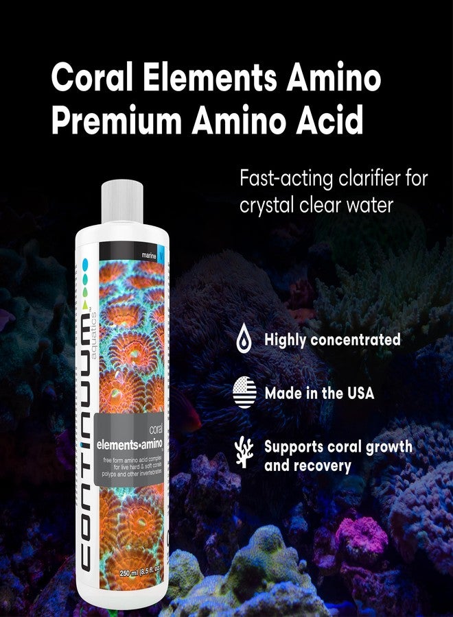 Continuum Aquatics Coral Elements Amino - Essential Amino Acids for Reef Aquariums - Boosts Coral Growth, Color, Recovery & Health - Ideal for Fragged Corals, 250 ml - Image 2